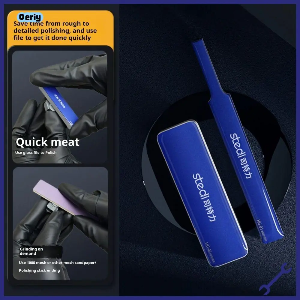 Upgraded Washable Glass File Durable Portable Model Polishing Tools ...