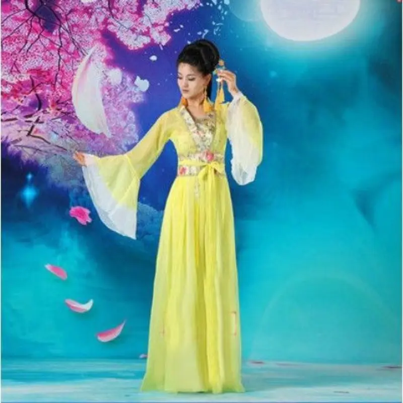 Trang Phục Hán, Nữ, Trang Phục Cổ Trang, Trang Phục Cổ Tích, Trang Phục Tang Bảy Tiên Nữ, Trang Phục Công Chúa Opera, Trang Phục Biểu Diễn Guzheng, Dành Cho Người Lớn, Hàng Mới Về 2