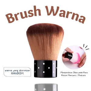 Brush Warna Nail Brush Nail Dust Brush Manicure Pedicure/Brush Hitam/Brush Pink