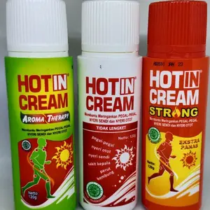 HOT IN CREAM BOTOL 120 GRAM UNTUK PEGAL LINU