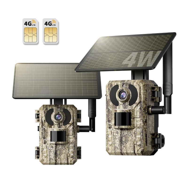 4G LTE Cellular Trail Cameras with Live Streaming, Solar Gam - TikTok Shop