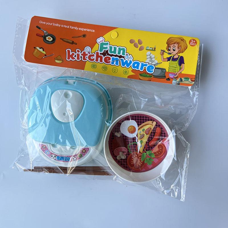 Product Introduction of Kids play house simulation toys boys girls mini kitchen rice cooker rice cooker parent-child interactive model toys 5
