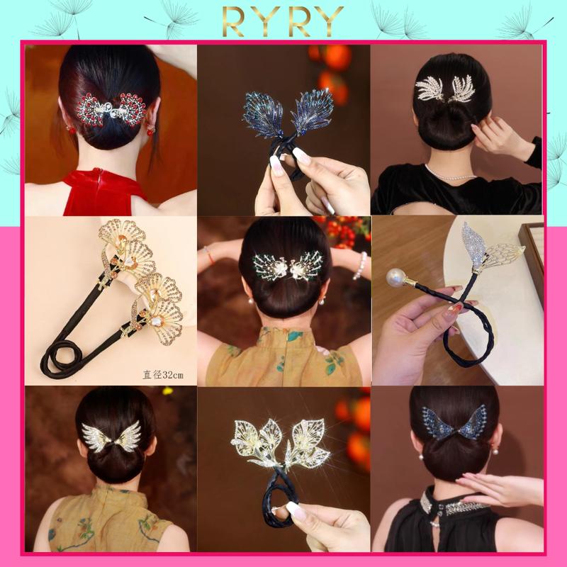  Thanh Cuốn Tóc Tạo Kiểu Hình Hoa Ngọt Ngào Cho Nữ Kẹp Quấn Tóc Búi Tóc Dự Tiệc Women Cài Tóc 