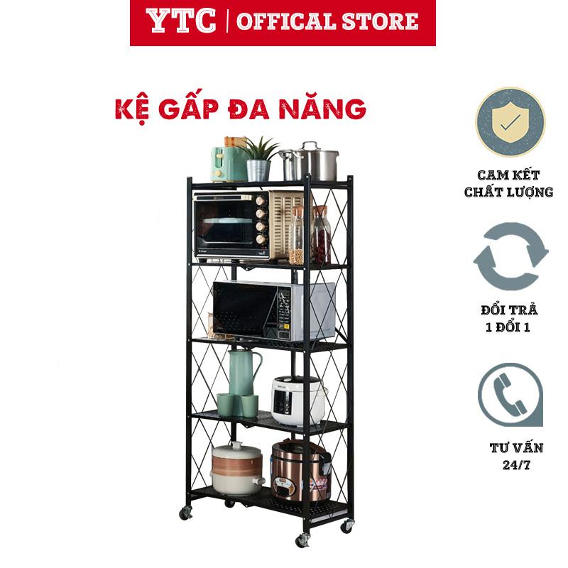 Kệ nhà bếp đa năng có bánh xe 5 tầng Kitchen