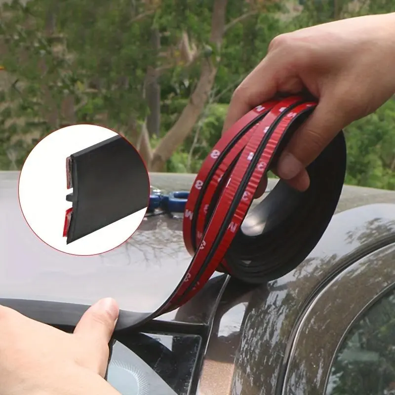 Car Windshield Weather Rubber Sealing Strap, 1 Count Windscreen Strip Seal for Car, Universal Sealing Strip for Automotive Door Window, Car Accessories, Replacement, Vehicle