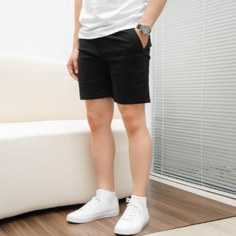  Quần Short Kaki Nam Lưng Thun Short Kaki Thoáng Mát Trẻ Trung co giãn thoải mái Menswear 
