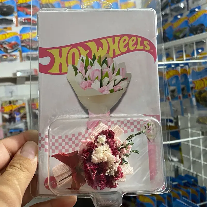 Hoa Hot Wheels custom - Hoa ngẫu nhiên - Decor Phòng, Decor (màu hoa ngẫu nhiên) 2