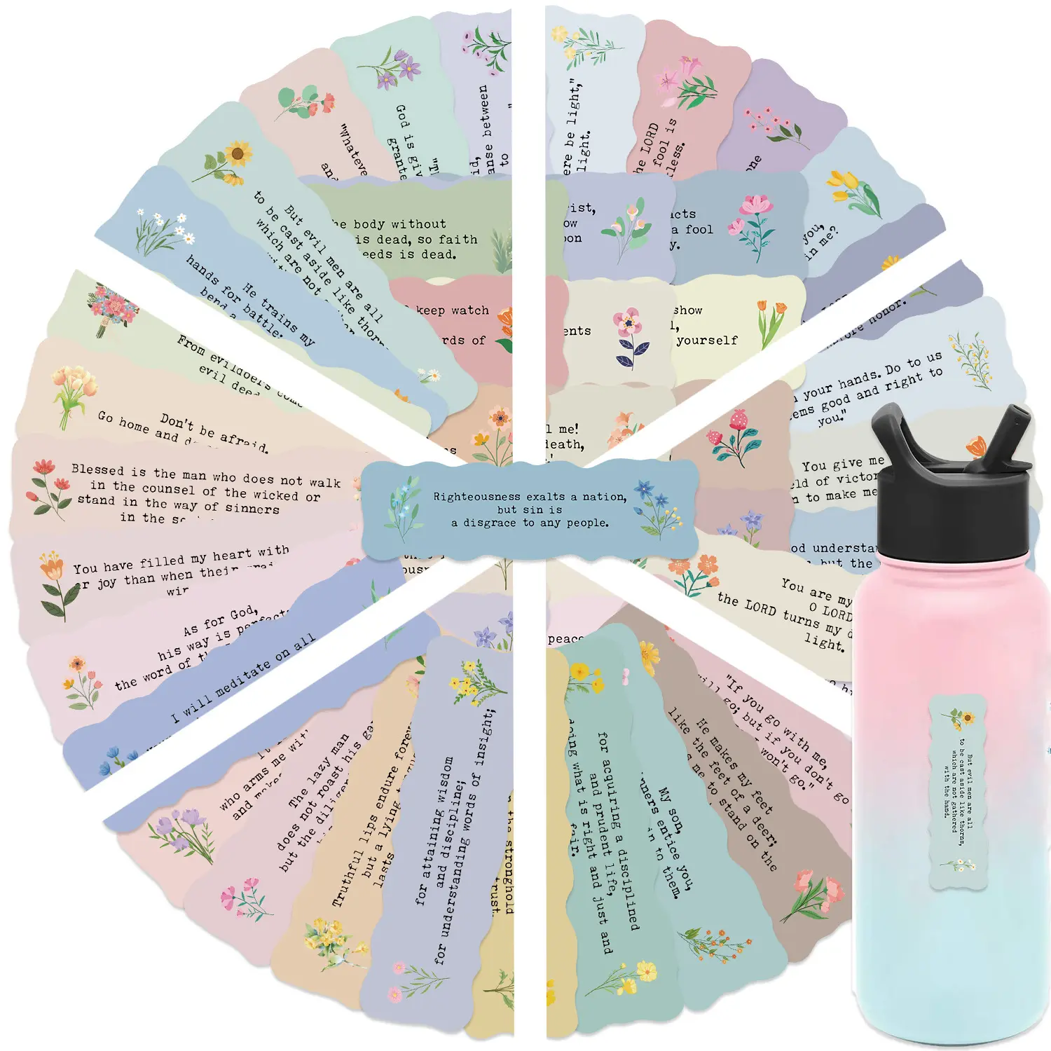 50 Cartoon English Sentences Series Graffiti Stickers DIY Decorative Guitar Phone Case Water Cup Waterproof PVC Stickers Motorcycle Refrigerator Helmet Di Decorative Stickers