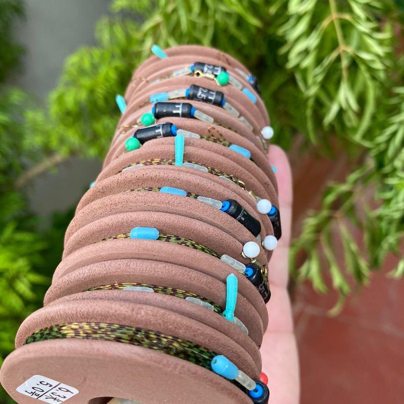 Combo 10 Trục Nâu Tàng Hình Buộc Sẵn Fishing