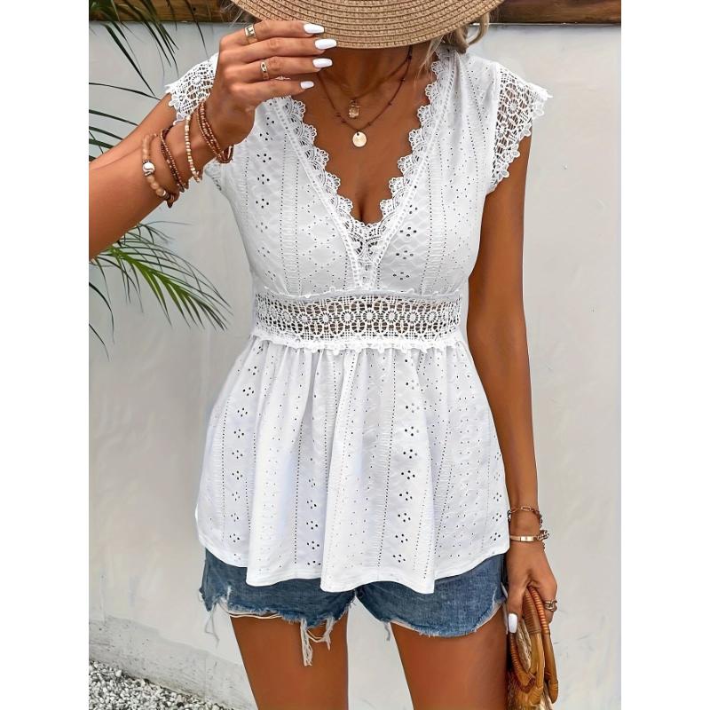 Elegant Vacation Solid Knotted V Neck Long Sleeve Two Pieces Elegant Vacation Solid Knotted V Neck Long Sleeve Two Pieces
