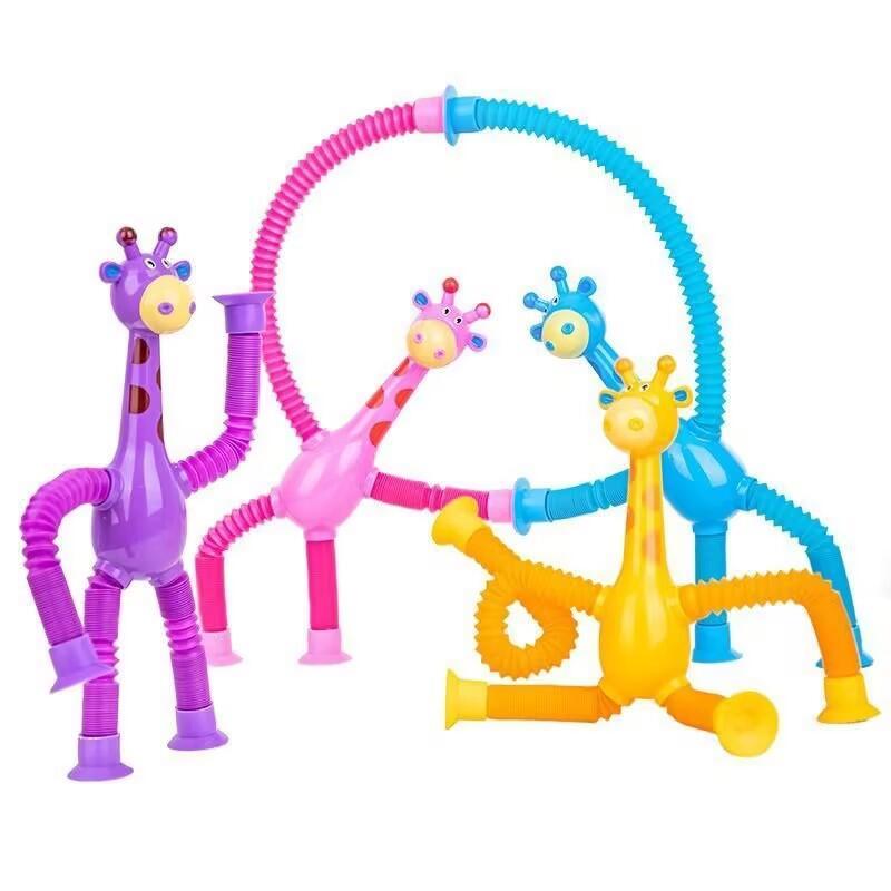 Suction Cup Giraffe Variety Telescc Children'S Educational Stress Relief Pinch Fun Girl Internet Celebrity Popular Small Toy 8