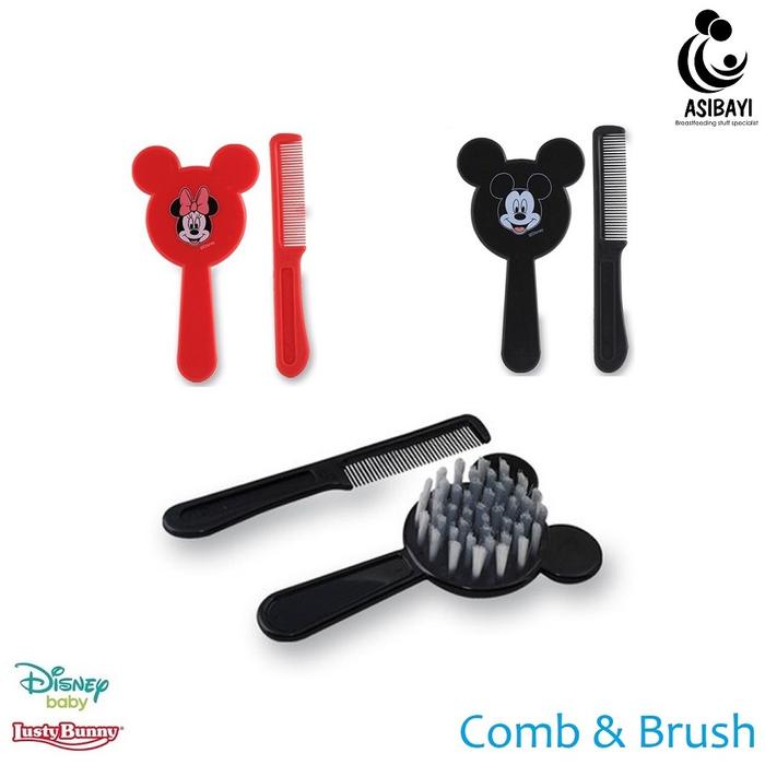 Gambar Lusty Bunny Disney Brush and Comb Set Sisir Bayi Mickey Minnie Mouse dari AsiBayi Kota Depok Tokopedia