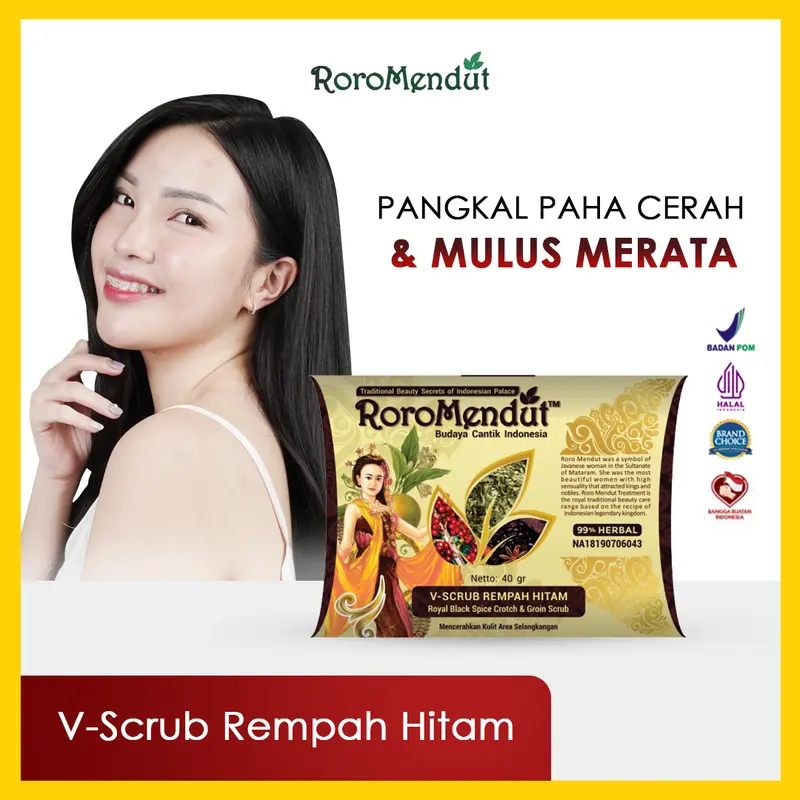 V-scrub Rempah Hitam roromendut 0