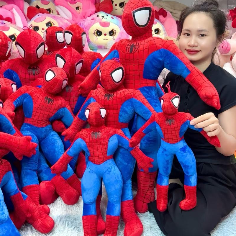  Gấu Bông Người Nhện Spider Man  Đồ Chơi Thú Nhồi Bông Siêu Nhân Anh Hùng Gấu Bông gối ôm 