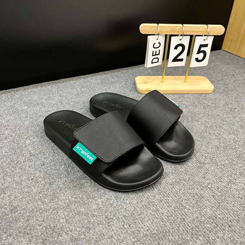 Dép nam nữ quai xé dán điều chỉnh from khâu mac XT YOFEET(XC 74) Đế Bằng Slipper DéP Quai Ngang Dép Lê