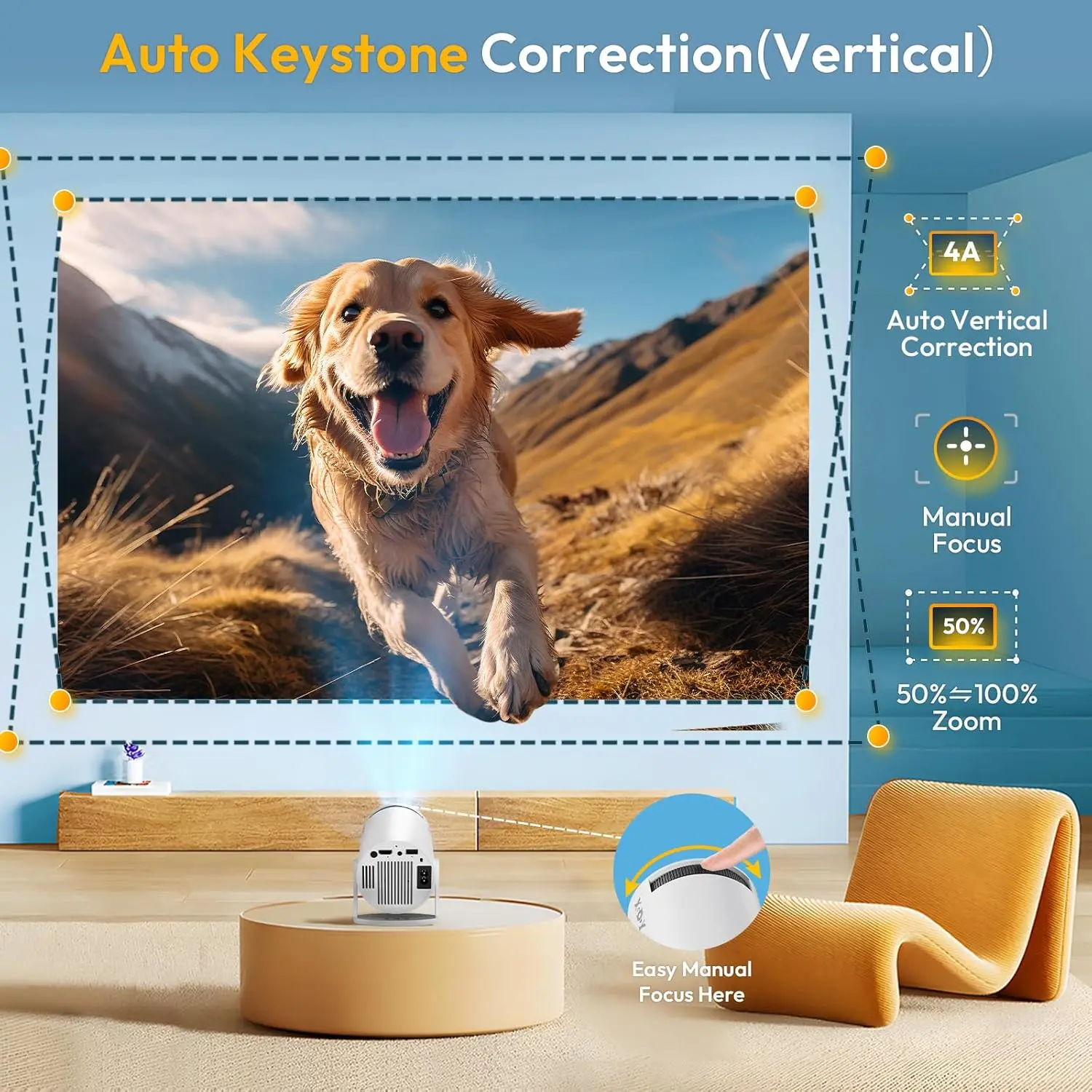 Máy Chiếu Mini, Máy Chiếu Thông Minh, Hỗ Trợ WiFi6 Và Bluetooth 5.0, Được Trang Bị Gimbal XGODY Gimbal 3,, Hỗ Trợ 4K, Với Android TV 11.0, Máy Chiếu Video Tự Động Chỉnh Sửa Keystone, Chân Đế Có Thể Xoay 180 °, Thích Hợp Cho Phim Gia Đình Projector | BigBuy360 - bigbuy360.vn Máy Chiếu Mini, Máy Chiếu Thông Minh, Hỗ Trợ WiFi6 Và Bluetooth 5.0, Được Trang Bị Gimbal XGODY Gimbal 3,, Hỗ Trợ 4K, Với Android TV 11.0, Máy Chiếu Video Tự Động Chỉnh Sửa Keystone, Chân Đế Có Thể Xoay 180 °, Thích Hợp Cho Phim Gia Đình Projector | BigBuy360 - bigbuy360.vn