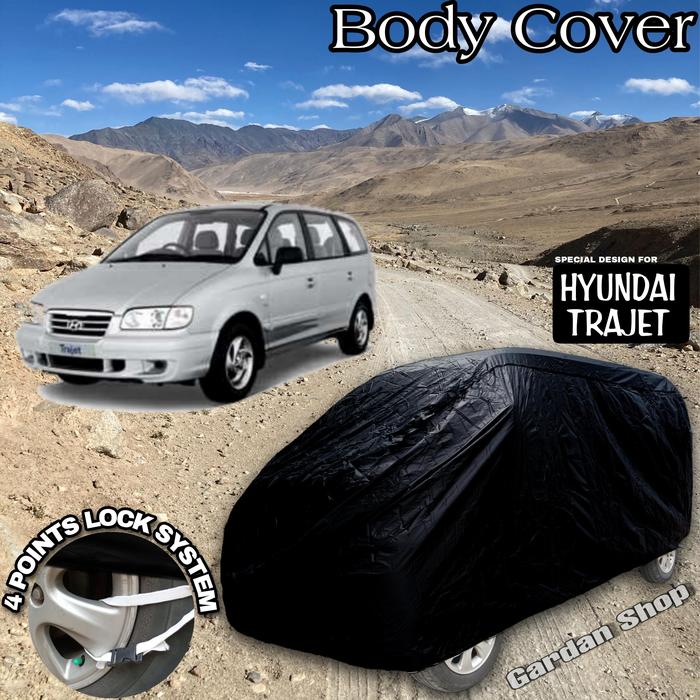 Promo Sarung Mobil HYUNDAI TRAJET Hitam POLOS Body Cover Hyundai Trajet ...