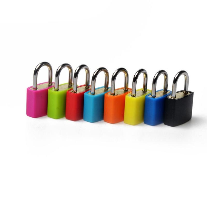 Product Introduction of 23mm Coloured Travel Supplies Home Ornament Small Luggage Lock Cabinet Door Bookbag Suitcase Padlock with 2 Keys 17