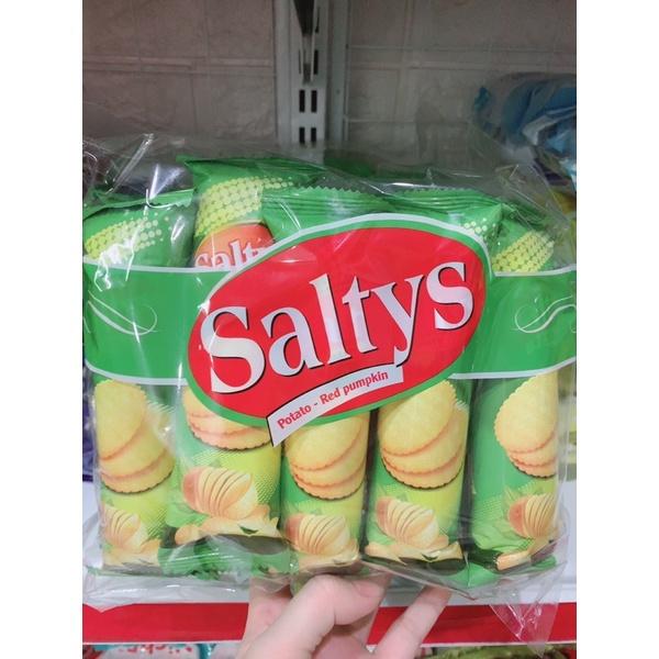 Bánh Quy Saltys Vị Khoai Tây Bí Đỏ Túi 300g (10 gói)
