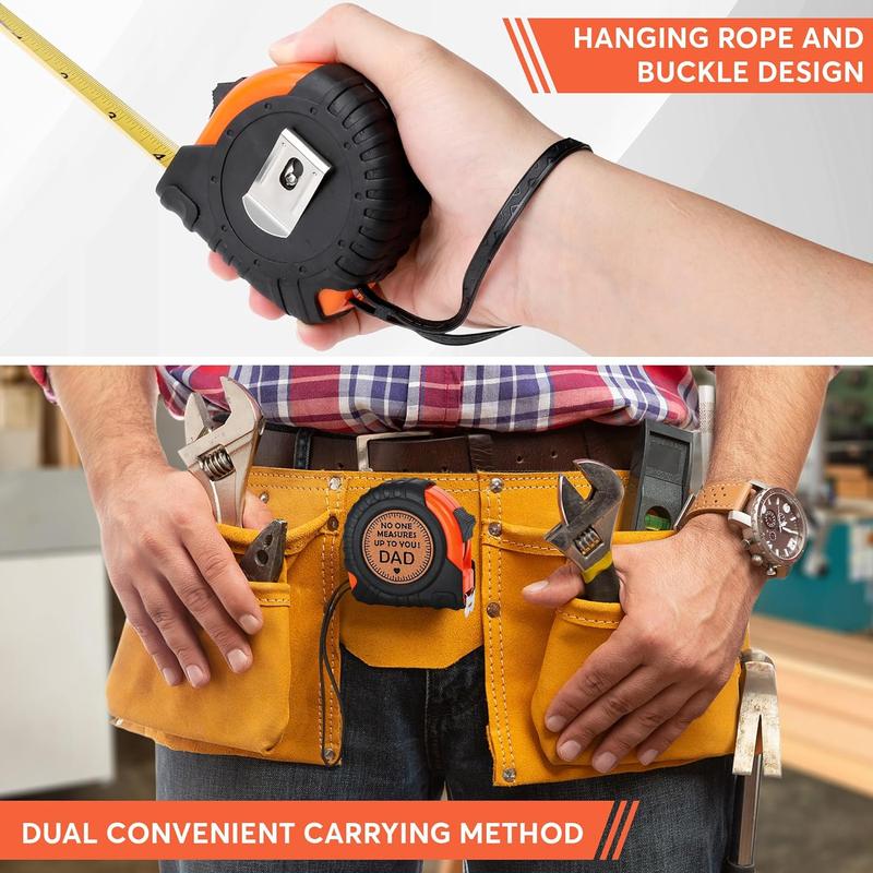 Product Introduction of Tape Measure, 1 Count Carpenter Gift, Ideal Christmas Gift, Tape Measure Tool for Dad and Grandpa, Office Measuring Supplies 5