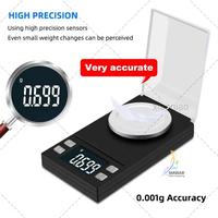Gambar Timbangan Perhiasan Emas Digital Saku Portabel Akurasi Tinggi 0,001g - DH-8028-100g/0.001g-Black-Battery dari Mawar Best Shopping Kab. Tangerang 2 Tokopedia