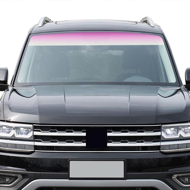 Product Introduction of Car Windscreen Sun Shade Visor Film Tint Strip High-grade Environmental Protection Vinyl SUV Camper Windshield Sunvisor 1