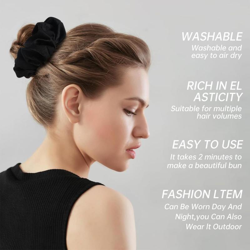 Multifunctional Heatless Curling Scrunchie, 1 Count Soft Heatless Curling Scrunchie, No Heat Curls for Long Hair, Hair Styling Accessories, Christmas Gift 7