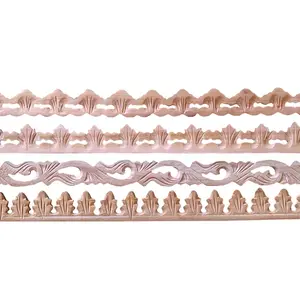 Ornamen Ukir Kayu Mahoni Asli Tempel 120 cm | Lis Kayu Ukir