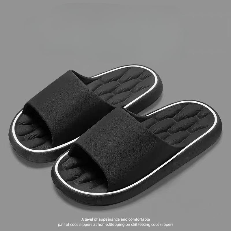 Product Introduction of 2025 New Deodorant Slippers Men's Indoor Home Bathroom Bath Non-Slip Couple Soft Slippers 6