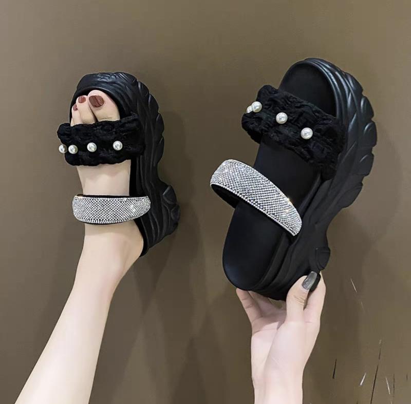 DÉP BM 1 DÂY ĐÁ PHỐI NGỌC HÀNG CAO CẤP DéP Nữ Shoes GiàY