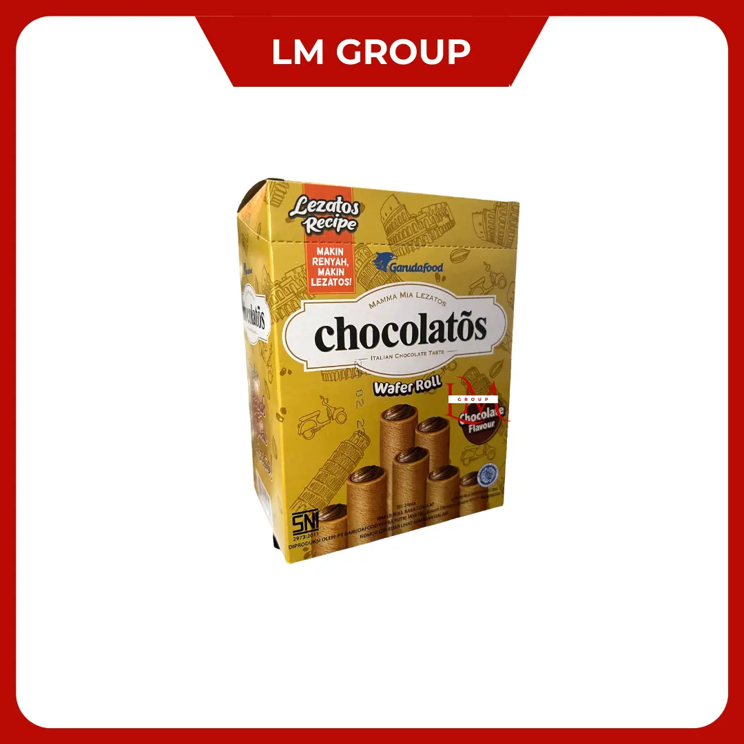 Gery Chocolatos Wafer Cokelat Stick 500 Isi 24 pcs LM Snack