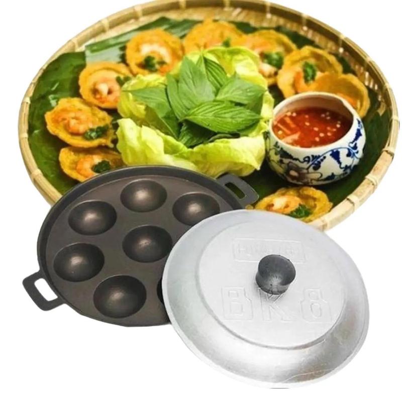 Product Introduction of Khuôn đổ bánh khọt 8 - 10 - 12 lỗ chống dính (THÁI SƠN ) 17
