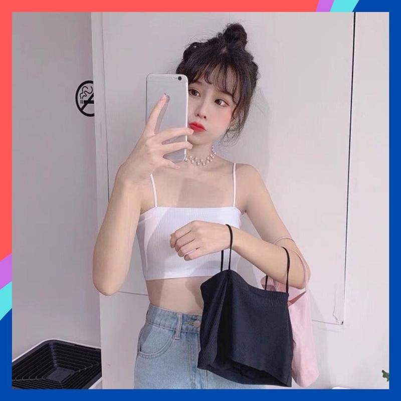 Áo Bra Nữ Chất Len Tăm Có Đệm Lót Cao Cấp Áo Lót Nữ 2 Gợi Cảm dây Mặc Đi Chơi Dạo Phố Tập Gym