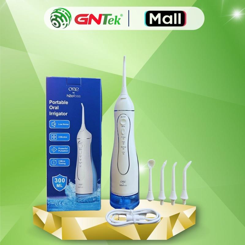 Máy tăm nước H2OFloss OVIE F2 Plus với 5 đầu phun và 4 chế độ xịt, phù hợp cho người niềng răng, đơn giản và tinh tế