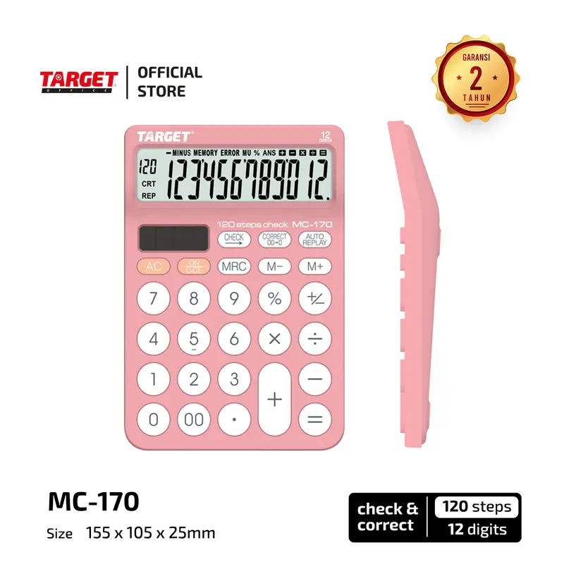 Target MC-170 - Desktop Calculator - 12 digit 3