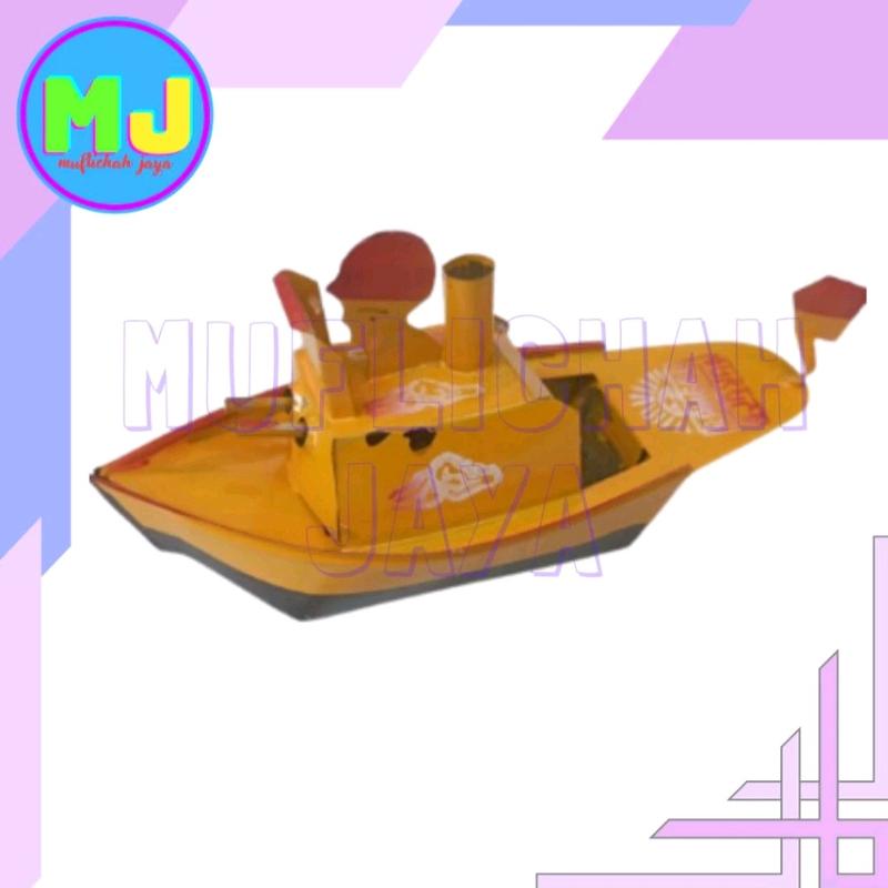 Mainan Kapal Air Perahu Otok Otok Tradisional Viral Set Hadiah 4