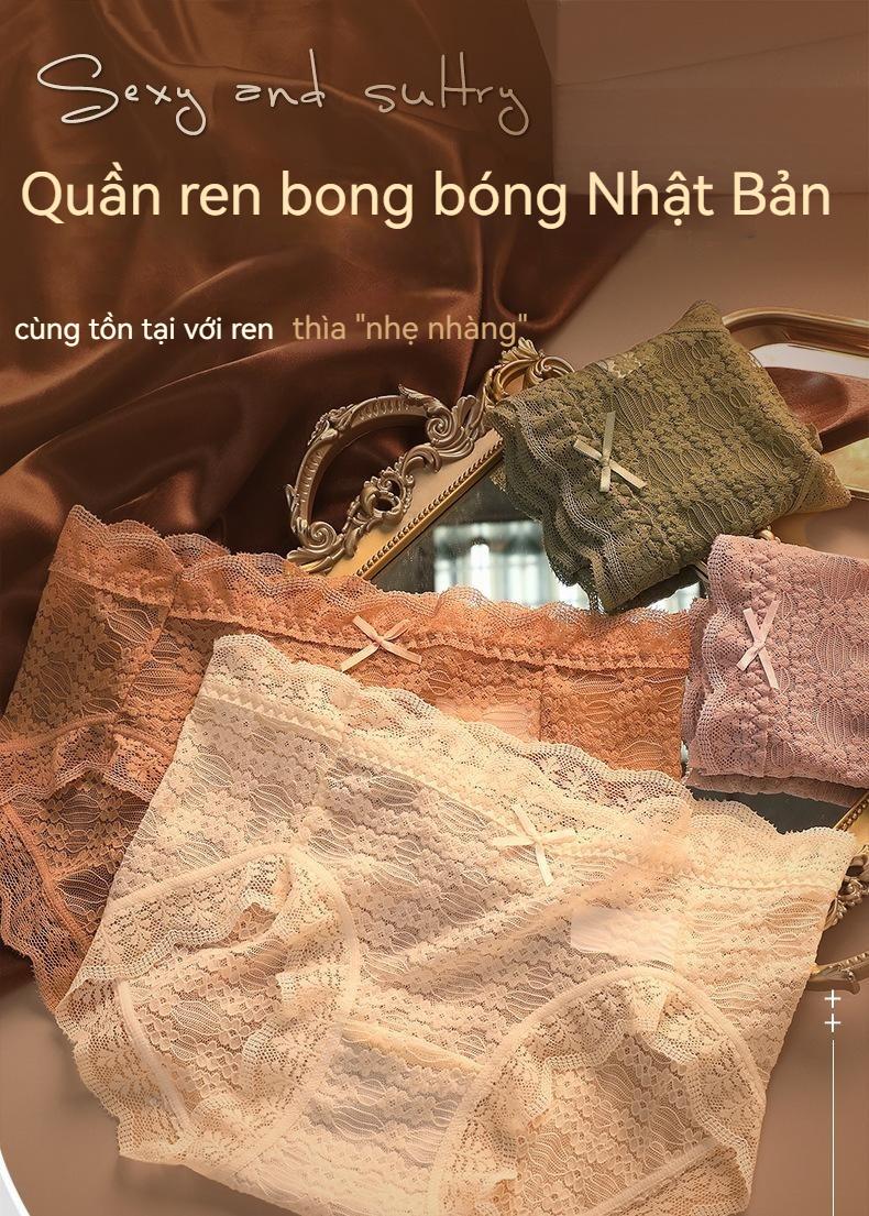 Product Introduction of Đồ Lót Ren, Chất Lượng Phổ Biến, Dành Cho Nữ, cạp vừa, Làm Bằng Bông, Có Đáy Kháng Khuẩn, Gợi Cảm Và Thoáng Khí, Liền Mạch, Phong Cách Cổ Điển Quần Lót Bé Gái, Thích Hợp Cho Đồ Lót Nữ 16