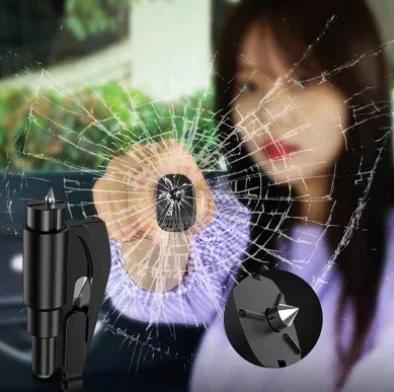 Product Introduction of Safety Hammer Car Emergency Rescue Kit Portable Key Chain Window Breaker Glass Emergency Hammer 15