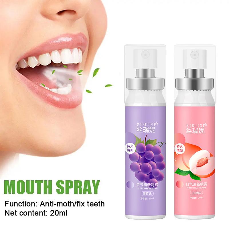 Product Introduction of 20ml Long lasting Mouth Freshener Spray Fruity Oral Spray Remove Bad Breath Portable Breath Fresh Refreshing Oral Care Wholesale 3