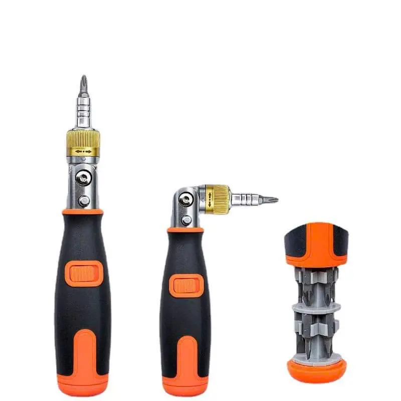 Tô Vít Xoay Đầu Kèm Mũi Vít Nhật Bản FUKUOKA FO-9005X - 180mm, thân phi 6mm, tay bọc cao su, nam châm hút mạnh 1