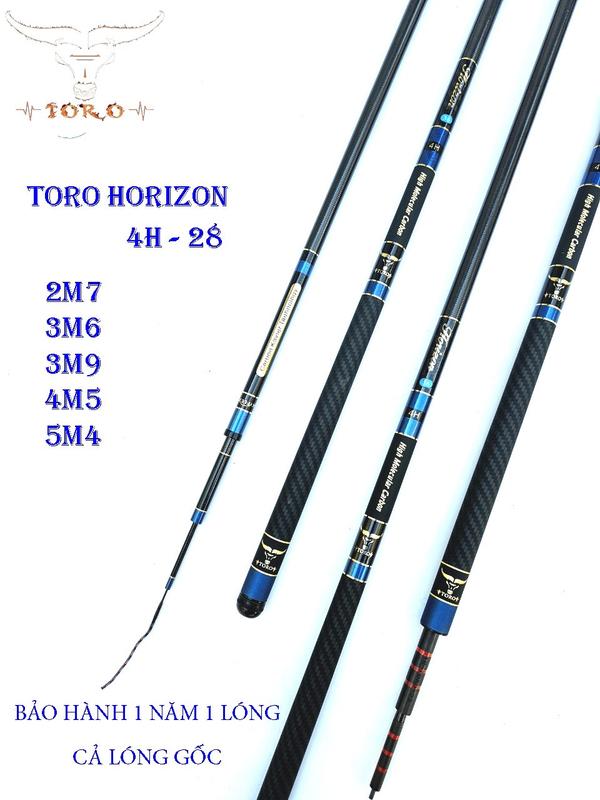 Cần câu cá, câu đài TORO HORIZON 4H - 5H ( Chính Hãng ) Bắt Cá Fishing Đi Câu
