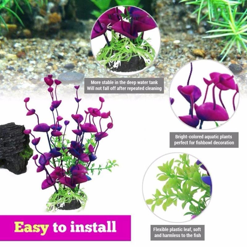 Product Introduction of Artificial Plant for Fish Tank, Simulation Plastic Water Grass Plant, Fish & Aquatic Supplies for Home & Hotel & Restaurant 4