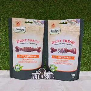 Snack Anjing Dentalight - Dent Fresh 150g / Salmon,Gluco,Clorophil / Dentalight Dental Dog isi 18pcs