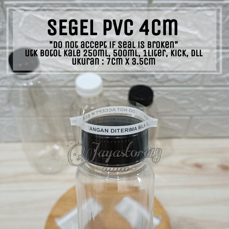 Product Introduction of 1PACK SEGEL PLASTIK PVC murah  tulisan DO NOT ACCEPT IF SEAL BROKEN BOTOL diameter 3.7cm 4cm 4.5cm murah untuk BOTOL cantik 350ML KALE 250ML 500ML 1LITER SEGEL PLASTIK PVC Jayastore18 24