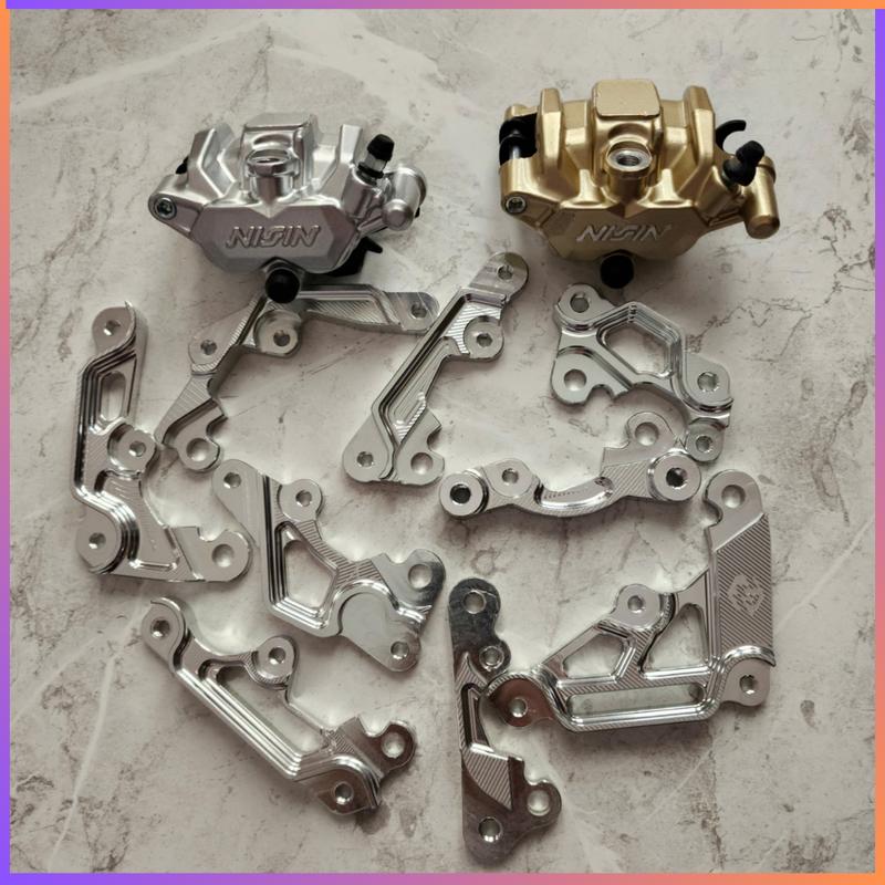  Pad Nhôm CNC Gắn Heo Nissin Thái - Pad Trước Xe Ex135 150 155 Sirius Wave Vario AB Winner 