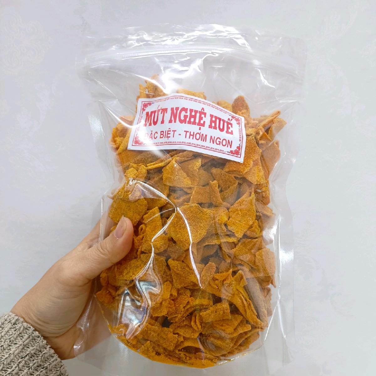 Mứt nghệ Huế truyền thống nhà làm siêu ngon, đặc sản Huế túi 500g, ăn vặt- CTB752