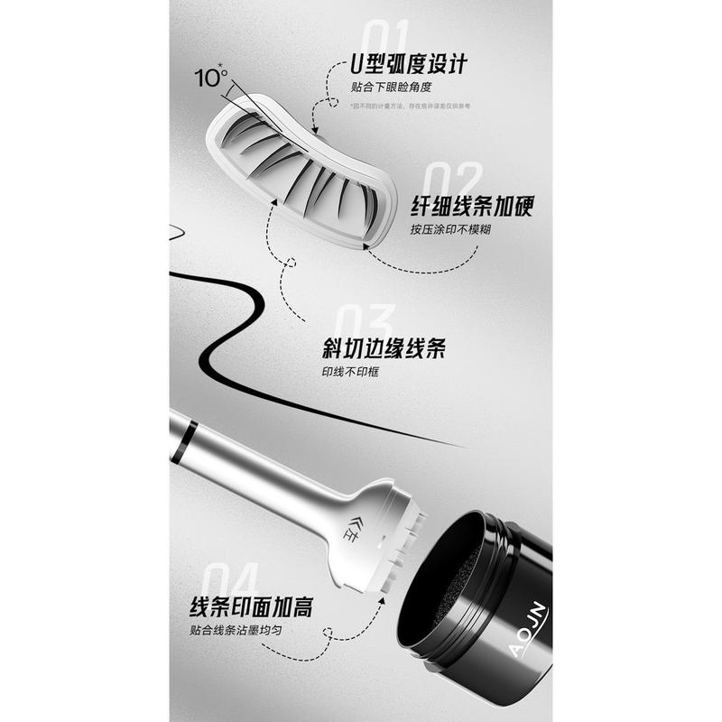 Product Introduction of Con dấu lông mi dưới Eyeliner Liquid 2 trong 1 Hỗ trợ mascara chống thấm nước và mồ hôi không chóng mặt Cosmetic 3