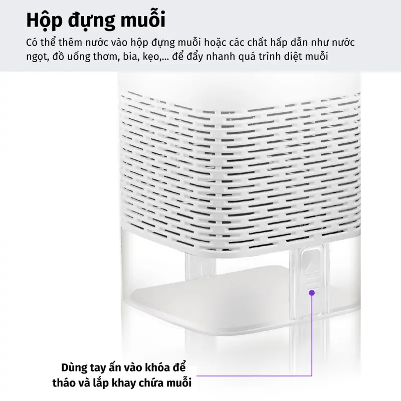 [CÓ PHỄU] Đèn bắt muỗi-máy bắt muỗi diệt côn trùng thông minh kiêm đèn ngủ có cổng sạc USB, Máy đuổi muỗi 3