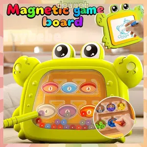 Magnetik Papan Gambar /Mainan Edukasi Kreatifitas/Papan Catur Magnetik/ Papan Magnet Beads Sorting Number Drawing Board