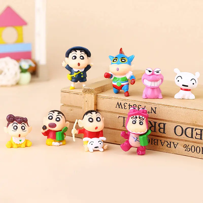 ชุดโรงรถการ์ตูนการ์ตูน, 8 ชิ้น/เซ็ต, ของเล่น DIY, เครื่องประดับตุ๊กตา, ของขวัญความเป็นเอกเทศ, ของเล่นแนวโน้มสไตล์